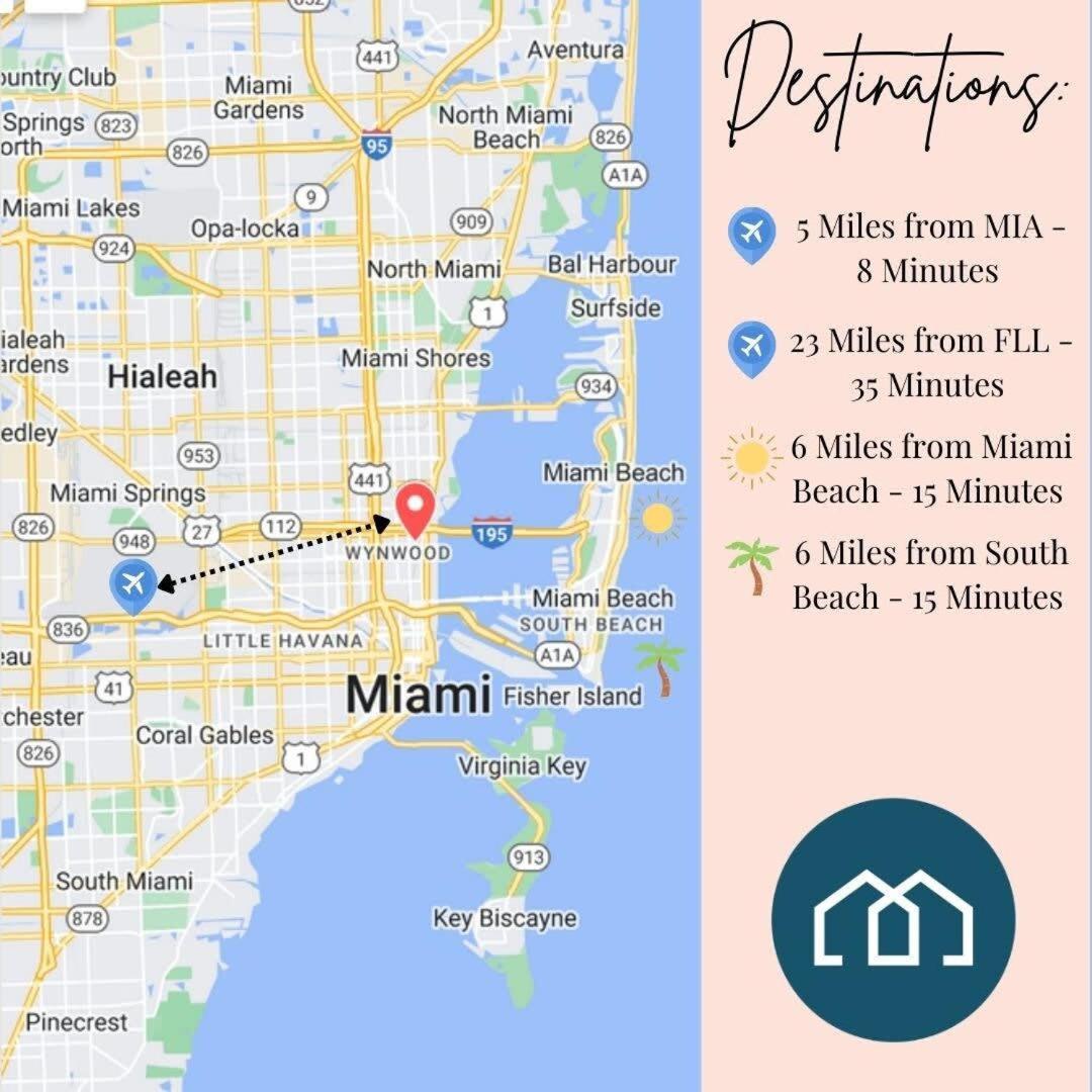 Palm Place Heart Of Miami With Parking Pool And Gym Exterior photo